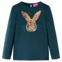 Kinder Langarmshirt in Dunkelgrün, Größe 104. von vidaXL, Kinder-T-Shirts - Ref: Foro24-13975, Preis: 9,12 €, Rabatt: %