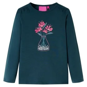 Kinder Langarmshirt in Dunkelgrün, Größe 104. von vidaXL, Kinder-T-Shirts - Ref: Foro24-13980, Preis: 8,85 €, Rabatt: %