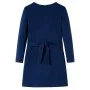 Kleid für Kinder mit langen Ärmeln in Marineblau, Größe 92. von vidaXL, Kinderkleider - Ref: Foro24-14927, Preis: 13,38 €, Ra...