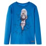 Camiseta infantil de manga larga azul petróleo 128 by vidaXL, Kids T-shirts - Ref: Foro24-13227, Price: 8,66 €, Discount: %