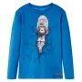 Kinder Langarmshirt in Petroleumblau Größe 128 von vidaXL, Kinder-T-Shirts - Ref: Foro24-13227, Preis: 8,59 €, Rabatt: %