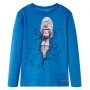 Camiseta infantil de manga larga azul petróleo 104 by vidaXL, Kids T-shirts - Ref: Foro24-13225, Price: 8,59 €, Discount: %