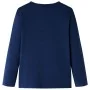 Kinder Langarmshirt in Marineblau, Größe 116. von vidaXL, Kinder-T-Shirts - Ref: Foro24-13516, Preis: 8,59 €, Rabatt: %
