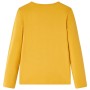 Camiseta infantil de manga larga ocre oscuro 140 de vidaXL, Camisetas para niños - Ref: Foro24-13678, Precio: 8,39 €