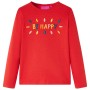 Camiseta infantil de manga larga rojo 128 de vidaXL, Camisetas para niños - Ref: Foro24-13717, Precio: 10,07 €, Descuento: %