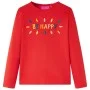 Kinder Langarmshirt rot 104 von vidaXL, Kinder-T-Shirts - Ref: Foro24-13715, Preis: 8,45 €, Rabatt: %