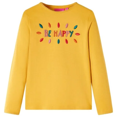 Camiseta infantil de manga larga ocre oscuro 104 de vidaXL, Camisetas para niños - Ref: Foro24-13720, Precio: 8,45 €, Descuen...