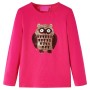 Langärmeliges helles rosa Kinder-T-Shirt in Größe 104. von vidaXL, Kinder-T-Shirts - Ref: Foro24-13795, Preis: 9,00 €, Rabatt: %