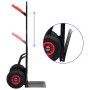 Carrito de mano telescópico 200 kg negro y rojo
