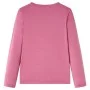 Camiseta infantil de manga larga estampado de caballo frambuesa 128 de vidaXL, Camisetas para niños - Ref: Foro24-14192, Prec...