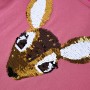 Langärmeliges Kinder-T-Shirt mit Himbeer-Pferdedruck, Größe 128. von vidaXL, Kinder-T-Shirts - Ref: Foro24-14192, Preis: 12,7...