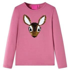 Langärmeliges Kinder-T-Shirt Himbeere 104 von vidaXL, Kinder-T-Shirts - Ref: Foro24-14190, Preis: 10,56 €, Rabatt: %