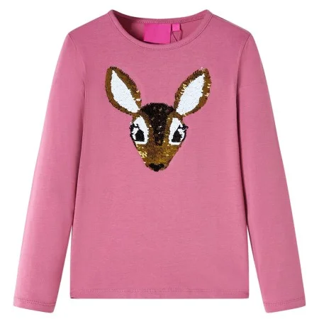 Camiseta infantil de manga larga frambuesa 104 de vidaXL, Camisetas para niños - Ref: Foro24-14190, Precio: 10,56 €, Descuent...