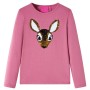 Camiseta infantil de manga larga frambuesa 104 de vidaXL, Camisetas para niños - Ref: Foro24-14190, Precio: 9,08 €