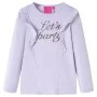Camiseta infantil de manga larga lila claro 116 de vidaXL, Camisetas para niños - Ref: Foro24-14221, Precio: 9,17 €, Descuent...