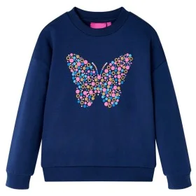 Sudadera infantil azul marino 128 de vidaXL, Camisetas para niños - Ref: Foro24-14062, Precio: 12,37 €, Descuento: %
