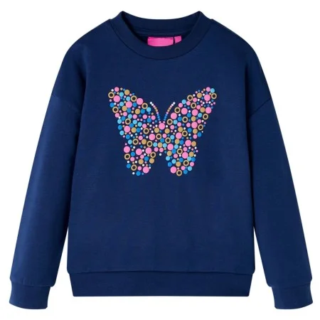 Sudadera infantil azul marino 104 de vidaXL, Camisetas para niños - Ref: Foro24-14060, Precio: 12,37 €, Descuento: %