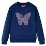 Sudadera infantil azul marino 104 de vidaXL, Camisetas para niños - Ref: Foro24-14060, Precio: 12,37 €, Descuento: %