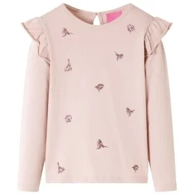 Langärmeliges rosa Kinder-T-Shirt in Größe 128. von vidaXL, Kinder-T-Shirts - Ref: Foro24-14347, Preis: 8,52 €, Rabatt: %