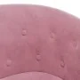 Sessel mit rosa Samt-Hocker von vidaXL, Sessel - Ref: Foro24-356482, Preis: 215,38 €, Rabatt: %
