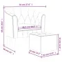 Sessel mit rosa Samt-Hocker von vidaXL, Sessel - Ref: Foro24-356482, Preis: 215,38 €, Rabatt: %