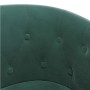 Sessel mit dunkelgrünem Samt-Hocker von vidaXL, Sessel - Ref: Foro24-356480, Preis: 195,00 €, Rabatt: %
