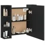 Möbel mit Spiegel und LED in Schwarz 70x16,5x60 cm von vidaXL, Badezimmerwaschtische - Ref: Foro24-833536, Preis: 74,17 €, Ra...