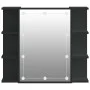 Möbel mit Spiegel und LED in Schwarz 70x16,5x60 cm von vidaXL, Badezimmerwaschtische - Ref: Foro24-833536, Preis: 74,17 €, Ra...