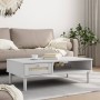 Mesa de centro SENJA aspecto ratán madera blanco 100x55x33 cm by vidaXL, Coffee table - Ref: Foro24-358047, Price: 71,56 €, D...