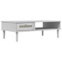 Mesa de centro SENJA aspecto ratán madera blanco 100x55x33 cm by vidaXL, Coffee table - Ref: Foro24-358047, Price: 71,56 €, D...