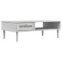 Senja Couchtisch aus Rattanoptik in Weiß aus Holz 100x55x33 cm von vidaXL, Couchtisch - Ref: Foro24-358047, Preis: 70,82 €, R...