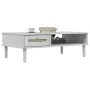 Senja Couchtisch aus Rattanoptik in Weiß aus Holz 100x55x33 cm von vidaXL, Couchtisch - Ref: Foro24-358047, Preis: 70,82 €, R...