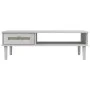 Mesa de centro SENJA aspecto ratán madera blanco 100x55x33 cm by vidaXL, Coffee table - Ref: Foro24-358047, Price: 70,82 €, D...