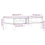 Senja Couchtisch aus Rattanoptik in Weiß aus Holz 100x55x33 cm von vidaXL, Couchtisch - Ref: Foro24-358047, Preis: 70,82 €, R...