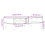 Senja Couchtisch aus Rattanoptik in Weiß aus Holz 100x55x33 cm von vidaXL, Couchtisch - Ref: Foro24-358047, Preis: 71,56 €, R...