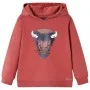 Kinder-Kapuzenpullover in geröstetem Rot, Größe 140. von vidaXL, Kinder-T-Shirts - Ref: Foro24-13013, Preis: 13,16 €, Rabatt: %