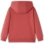 Kinder-Kapuzenpullover in geröstetem Rot, Größe 140. von vidaXL, Kinder-T-Shirts - Ref: Foro24-13013, Preis: 13,16 €, Rabatt: %