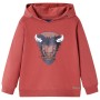 Kinder-Kapuzenpullover in geröstetem Rot, Größe 116. von vidaXL, Kinder-T-Shirts - Ref: Foro24-13011, Preis: 13,30 €, Rabatt: %