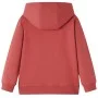 Kinder-Kapuzenpullover in geröstetem Rot, Größe 116. von vidaXL, Kinder-T-Shirts - Ref: Foro24-13011, Preis: 13,16 €, Rabatt: %