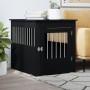 Jaula para perros madera de ingeniería negro 64,5x80x71 cm by vidaXL, Dog kennels - Ref: Foro24-838331, Price: 95,28 €, Disco...