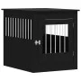 Jaula para perros madera de ingeniería negro 64,5x80x71 cm de vidaXL, Casetas para perros - Ref: Foro24-838331, Precio: 93,51...