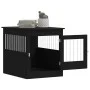 Jaula para perros madera de ingeniería negro 64,5x80x71 cm de vidaXL, Casetas para perros - Ref: Foro24-838331, Precio: 93,51...