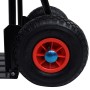 Carrito de mano telescópico 200 kg negro y rojo