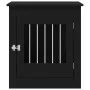 Jaula para perros madera de ingeniería negro 64,5x80x71 cm de vidaXL, Casetas para perros - Ref: Foro24-838331, Precio: 93,51...