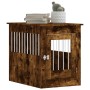 Hundekäfig aus geräucherter Eichen-Ingenieurholz 55x80x68 cm von vidaXL, Hundehütten - Ref: Foro24-838327, Preis: 87,02 €, Ra...