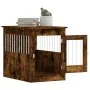 Jaula para perros madera ingeniería roble ahumado 55x80x68 cm de vidaXL, Casetas para perros - Ref: Foro24-838327, Precio: 85...