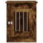 Jaula para perros madera ingeniería roble ahumado 55x80x68 cm de vidaXL, Casetas para perros - Ref: Foro24-838327, Precio: 85...