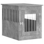 Jaula para perros madera ingeniería gris hormigón 55x75x65 cm by vidaXL, Dog kennels - Ref: Foro24-838319, Price: 89,02 €, Di...