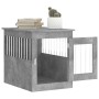 Hundekäfig aus grauem Beton-Ingenieurholz, 55x75x65 cm. von vidaXL, Hundehütten - Ref: Foro24-838319, Preis: 89,02 €, Rabatt: %