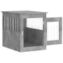 Jaula para perros madera ingeniería gris hormigón 55x75x65 cm by vidaXL, Dog kennels - Ref: Foro24-838319, Price: 89,02 €, Di...